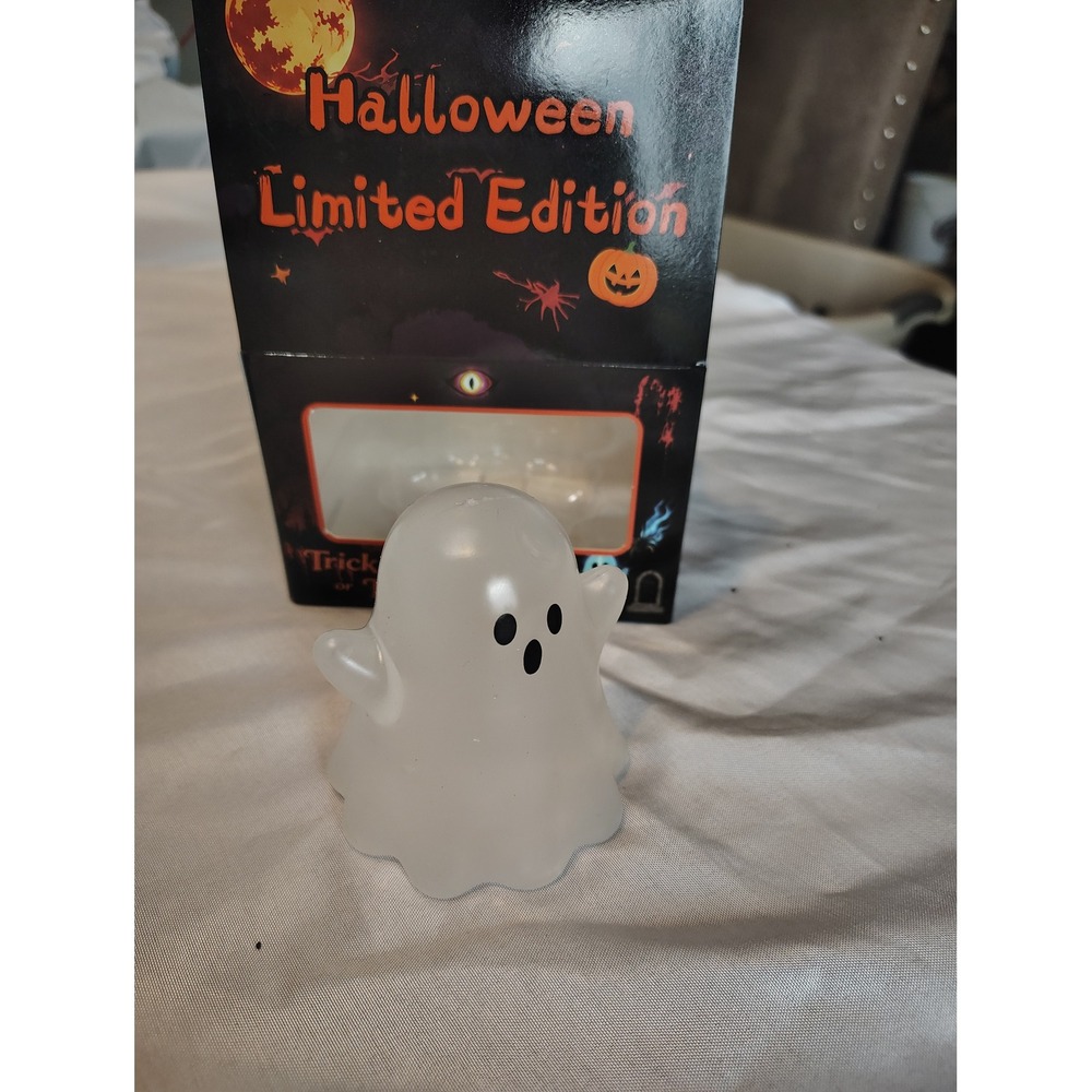 Halloween Limited Edition Ghost Figurine Small White Excellent Spooky Decor